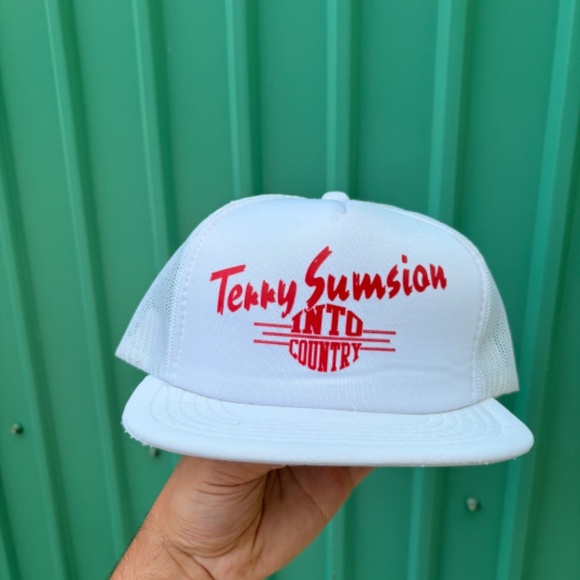 Vintage COUNTRY TERRY SUMSION INTRO COUNTRY TRucker hat concert snapback tour - Picture 2 of 6